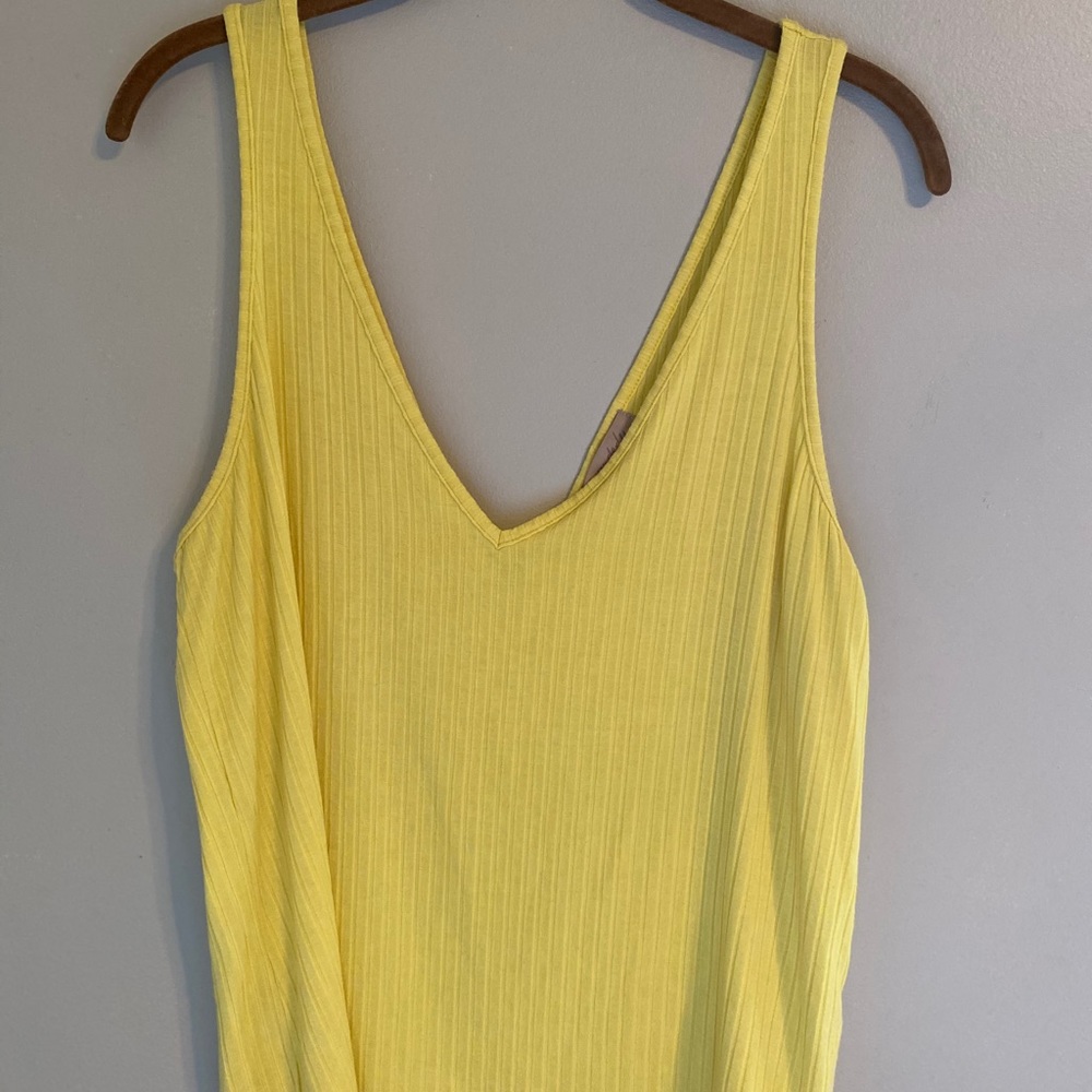 Yellow tank top made by Wonderly from Belk